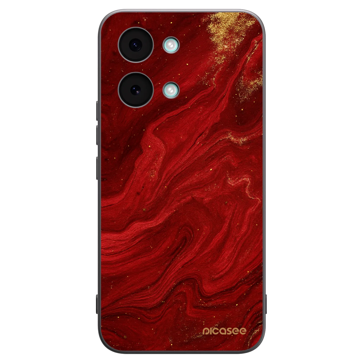 Picasee Xiaomi Poco X8 Pro Max Hülle - Schwarzes Silikon - Red
