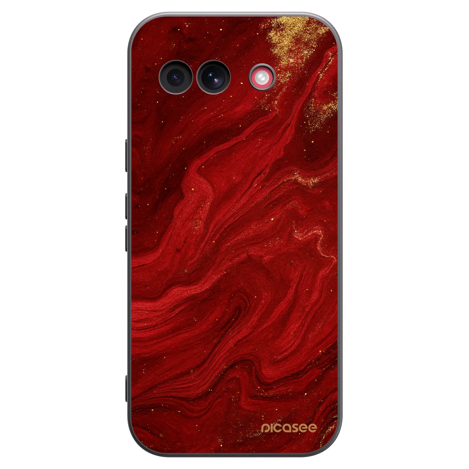 Picasee Google Pixel 10a Hülle - Schwarzes Silikon - Red