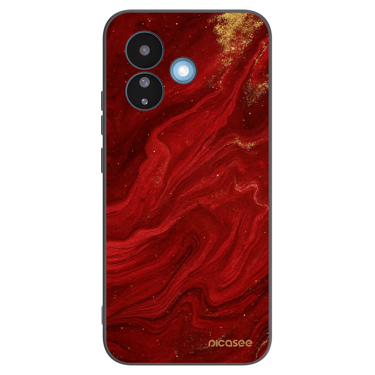 Picasee Xiaomi Redmi Note 17 Pro 5G Hülle - Schwarzes Silikon - Red