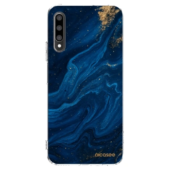 Picasee Honor 9X Pro Hülle - Transparentes Silikon - Blue