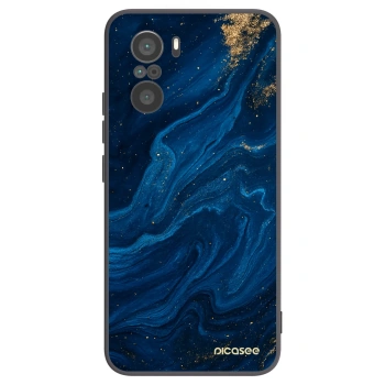 Picasee Xiaomi Poco F3 Hülle - Schwarzes Silikon - Blue