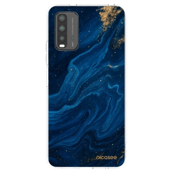 Picasee Xiaomi Redmi 9T Hülle - Transparentes Silikon - Blue