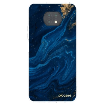 Picasee Xiaomi Redmi Note 9T Hülle - Transparentes Silikon - Blue