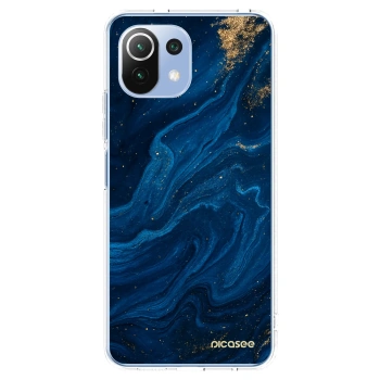 Picasee Xiaomi 11 Lite 5G NE Hülle - Transparentes Silikon - Blue