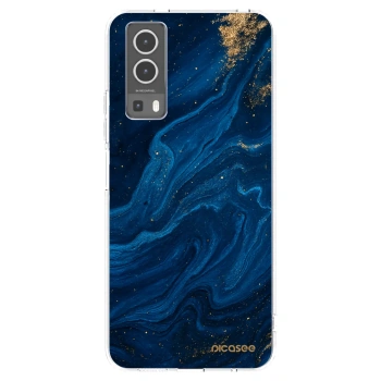 Picasee Vivo Y72 5G Hülle - Transparentes Silikon - Blue