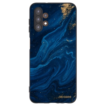 Picasee Samsung Galaxy A13 4G A135 Hülle - Schwarzes Silikon - Blue
