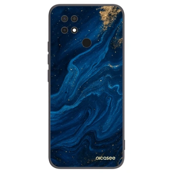 Picasee Xiaomi Redmi 10C Hülle - Schwarzes Silikon - Blue