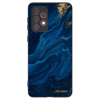 Picasee Samsung Galaxy A33 5G A336 Hülle - Schwarzes Silikon - Blue