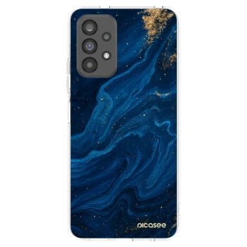 Picasee Samsung Galaxy A73 5G Hülle - Transparentes Silikon - Blue