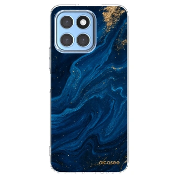 Picasee Honor X8 5G Hülle - Transparentes Silikon - Blue