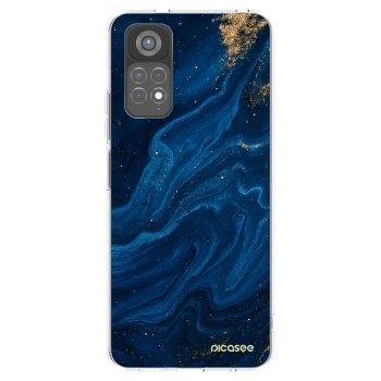 Picasee Xiaomi Redmi Note 11S 5G Hülle - Transparentes Silikon - Blue