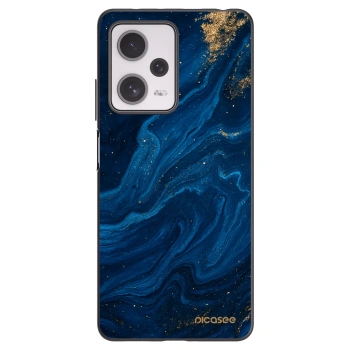 Picasee Xiaomi Redmi Note 12 Pro+ 5G Hülle - Schwarzes Silikon - Blue
