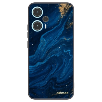 Picasee Xiaomi Poco F5 Hülle - Schwarzes Silikon - Blue
