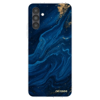 Picasee Samsung Galaxy A04s A047F Hülle - Transparentes Silikon - Blue