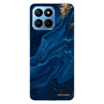 Picasee Honor 70 Lite Hülle - Transparentes Silikon - Blue
