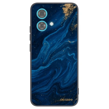 Picasee Motorola Edge 40 Neo Hülle - Schwarzes Silikon - Blue