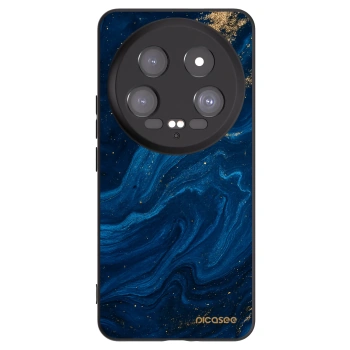 Picasee Xiaomi 14 Ultra Hülle - Schwarzes Silikon - Blue