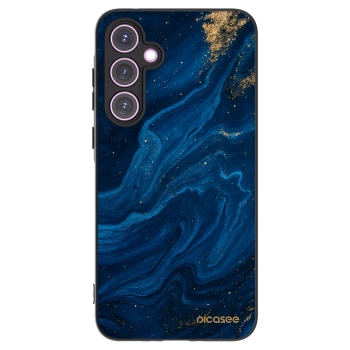 Picasee Samsung Galaxy A35 5G A356B Hülle - Schwarzes Silikon - Blue