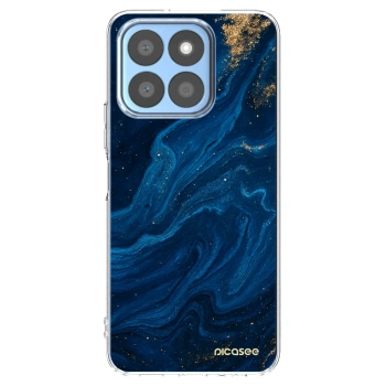 Picasee Honor X8b Hülle - Transparentes Silikon - Blue