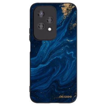 Picasee Honor 200 Lite Hülle - Schwarzes Silikon - Blue