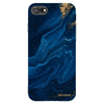 Picasee Apple iPhone 7 Hülle - Transparentes Silikon - Blue