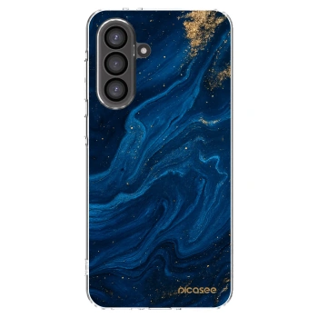 Picasee Samsung Galaxy A36 5G Hülle - Transparentes Silikon - Blue