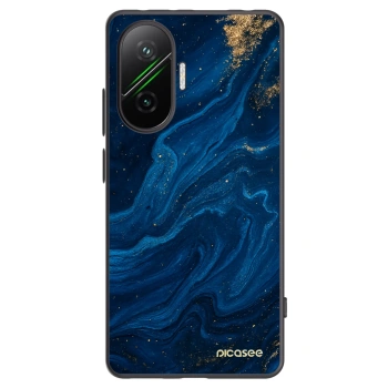 Picasee Xiaomi Poco F7 Pro 5G Hülle - Schwarzes Silikon - Blue