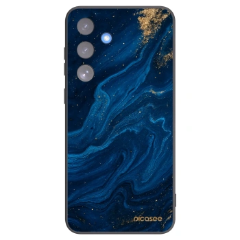 Picasee Samsung Galaxy S25 FE 5G Hülle - Schwarzes Silikon - Blue