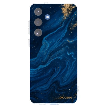 Picasee Samsung Galaxy S25 FE 5G Hülle - Transparentes Silikon - Blue