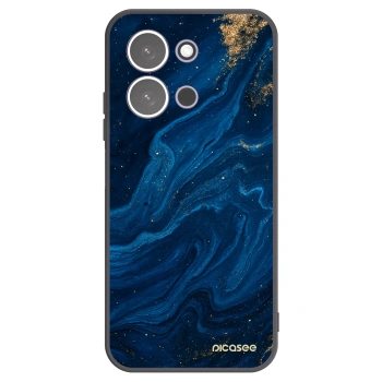 Picasee Xiaomi Redmi 15C 5G Hülle - Schwarzes Silikon - Blue