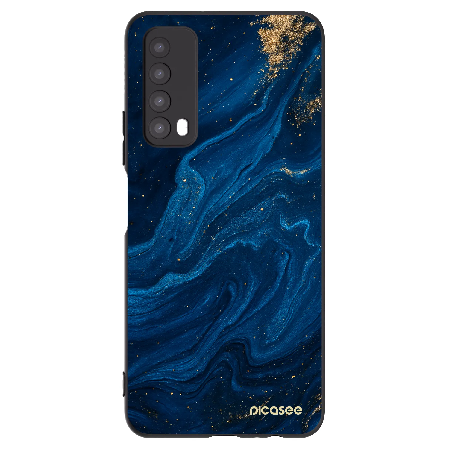 Picasee Huawei P Smart 2021 Hülle - Schwarzes Silikon - Blue