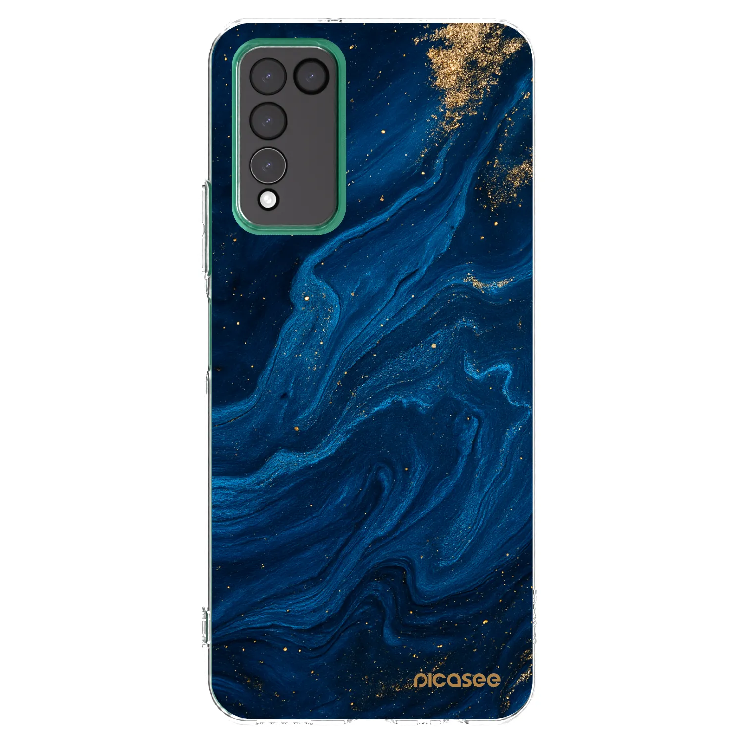 Picasee Honor 10X Lite Hülle - Transparentes Silikon - Blue