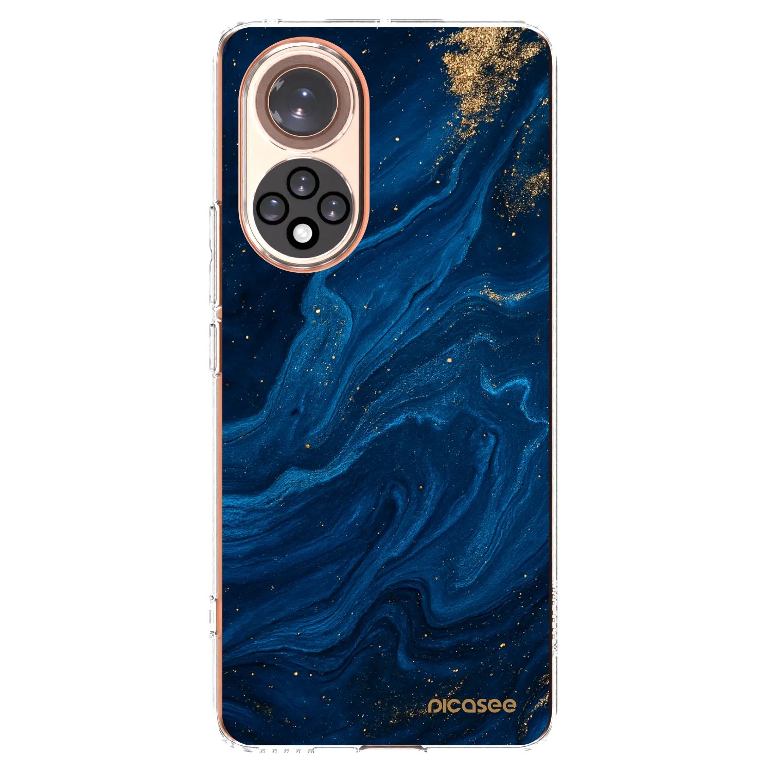 Picasee Huawei Nova 9 Hülle - Transparentes Silikon - Blue