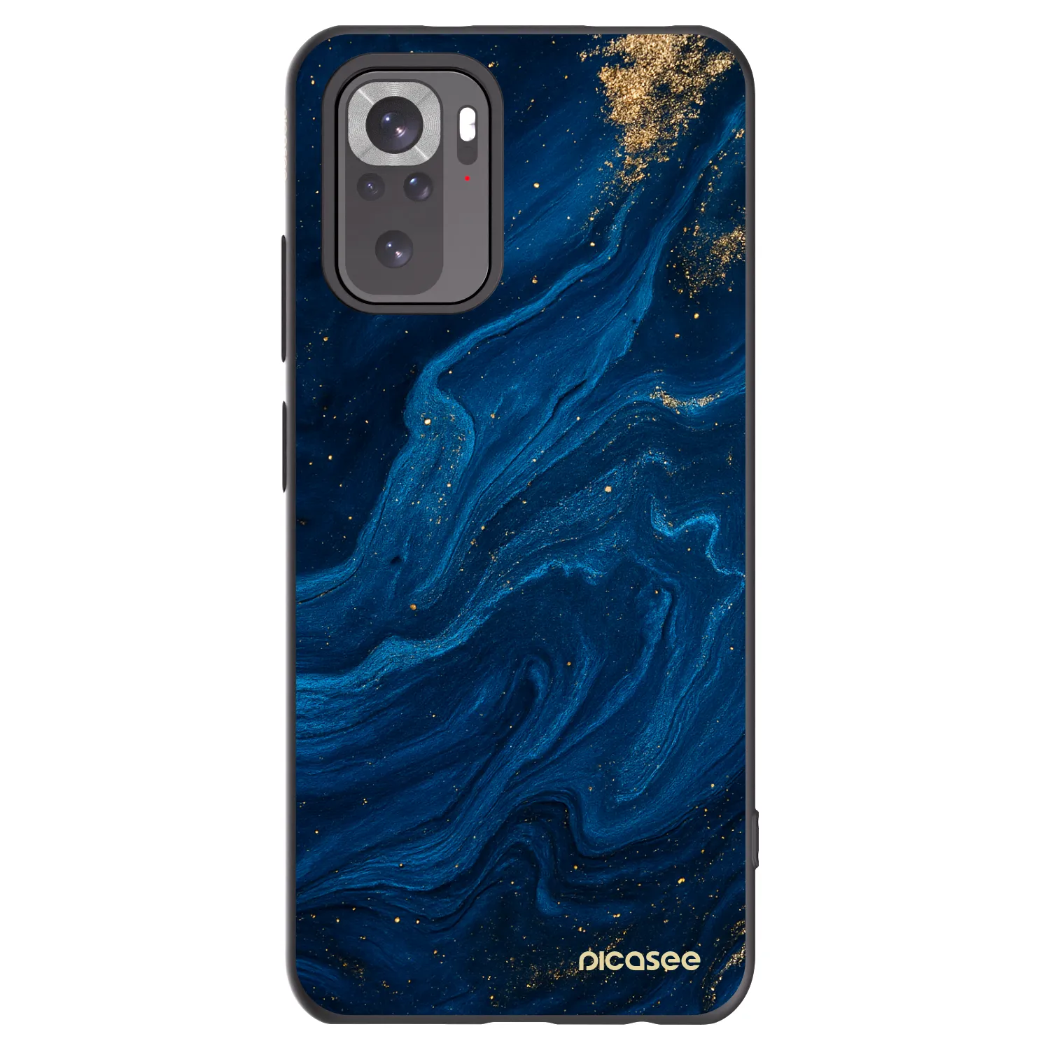 Picasee Xiaomi Redmi Note 11S 4G Hülle - Schwarzes Silikon - Blue
