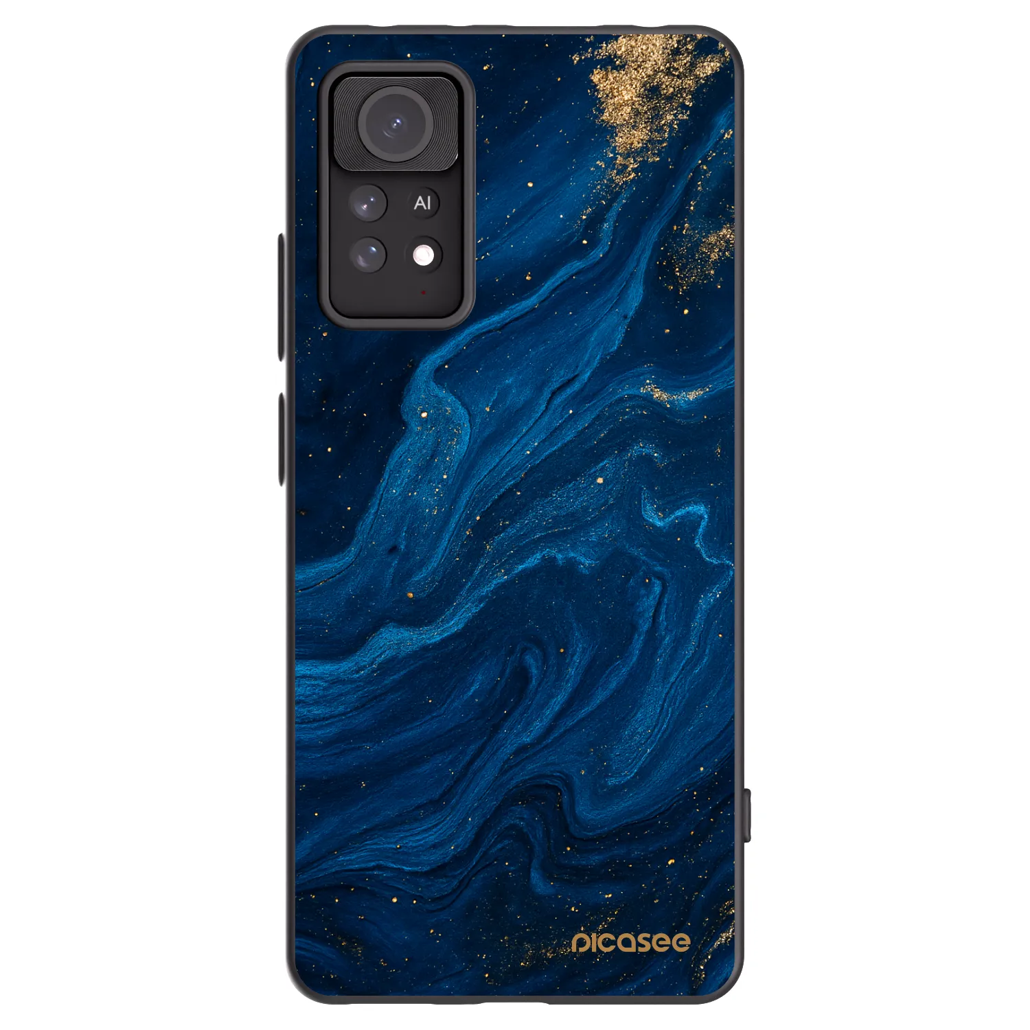 Picasee Xiaomi Redmi Note 11 Pro Hülle - Schwarzes Silikon - Blue