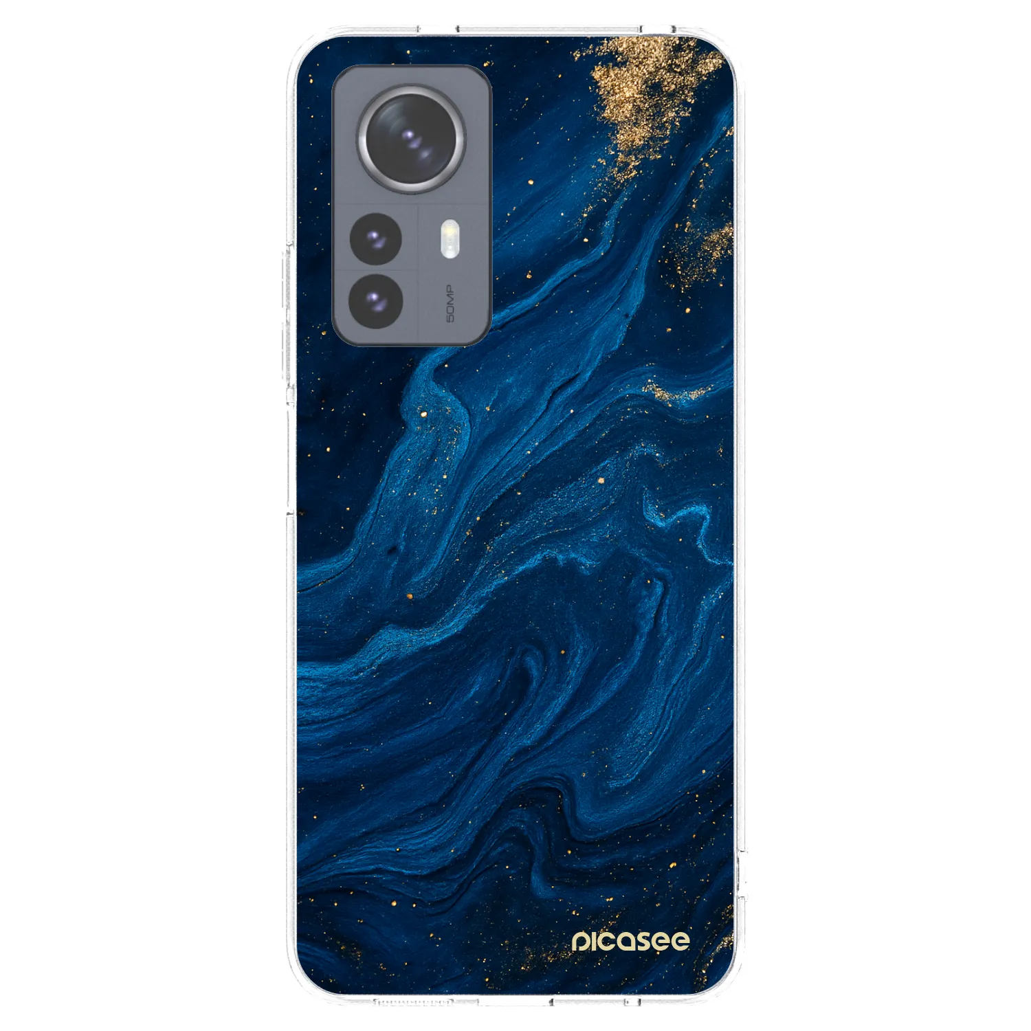 Picasee Xiaomi 12 Pro Hülle - Transparentes Silikon - Blue