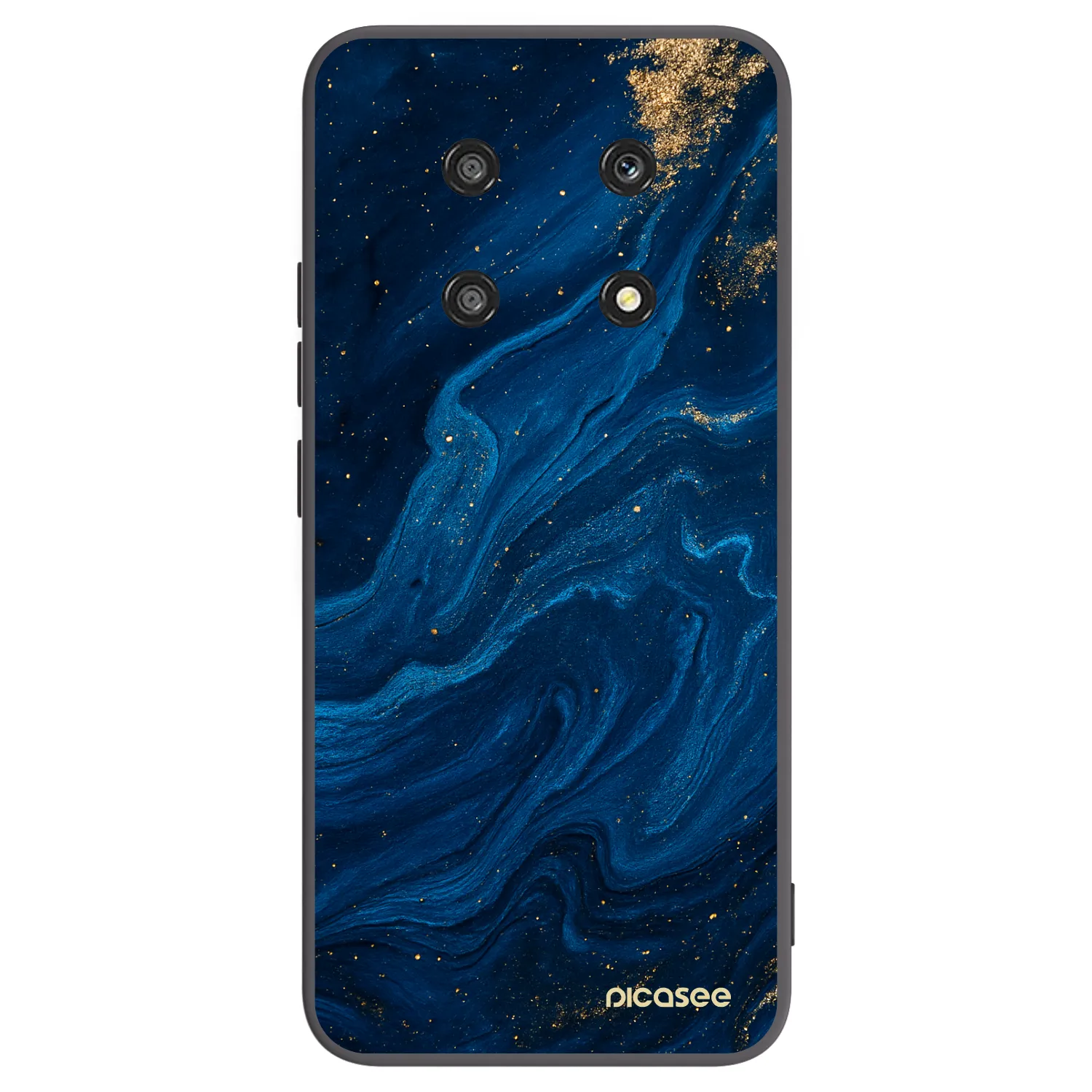 Picasee Honor Magic4 Lite 5G Hülle - Schwarzes Silikon - Blue