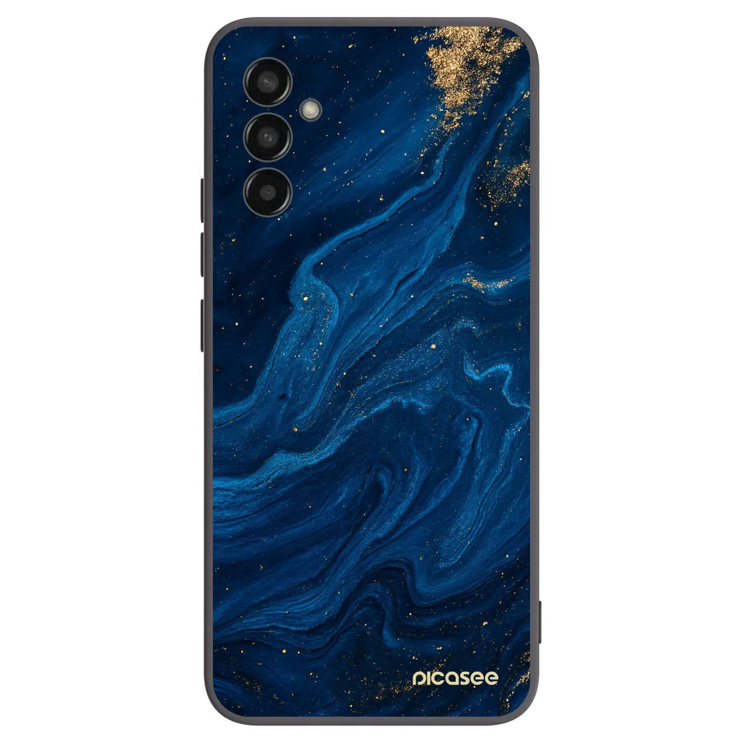 Picasee Samsung Galaxy M13 M135F Hülle - Schwarzes Silikon - Blue