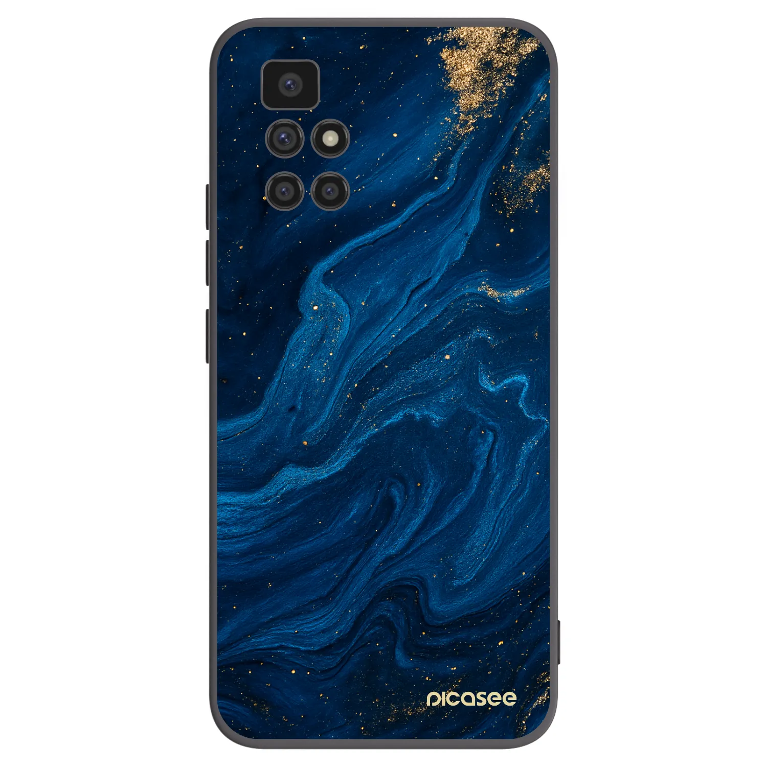 Picasee Xiaomi Redmi 10 (2022) Hülle - Schwarzes Silikon - Blue