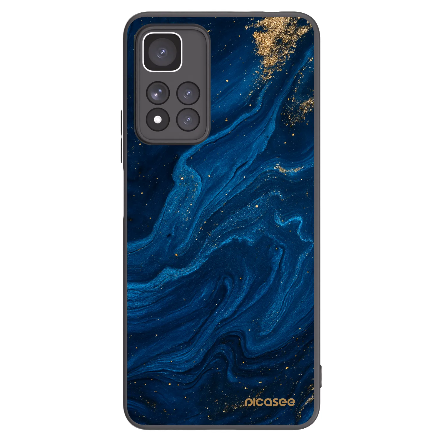 Picasee Xiaomi Redmi Note 11 Pro+ 5G Hülle - Schwarzes Silikon - Blue