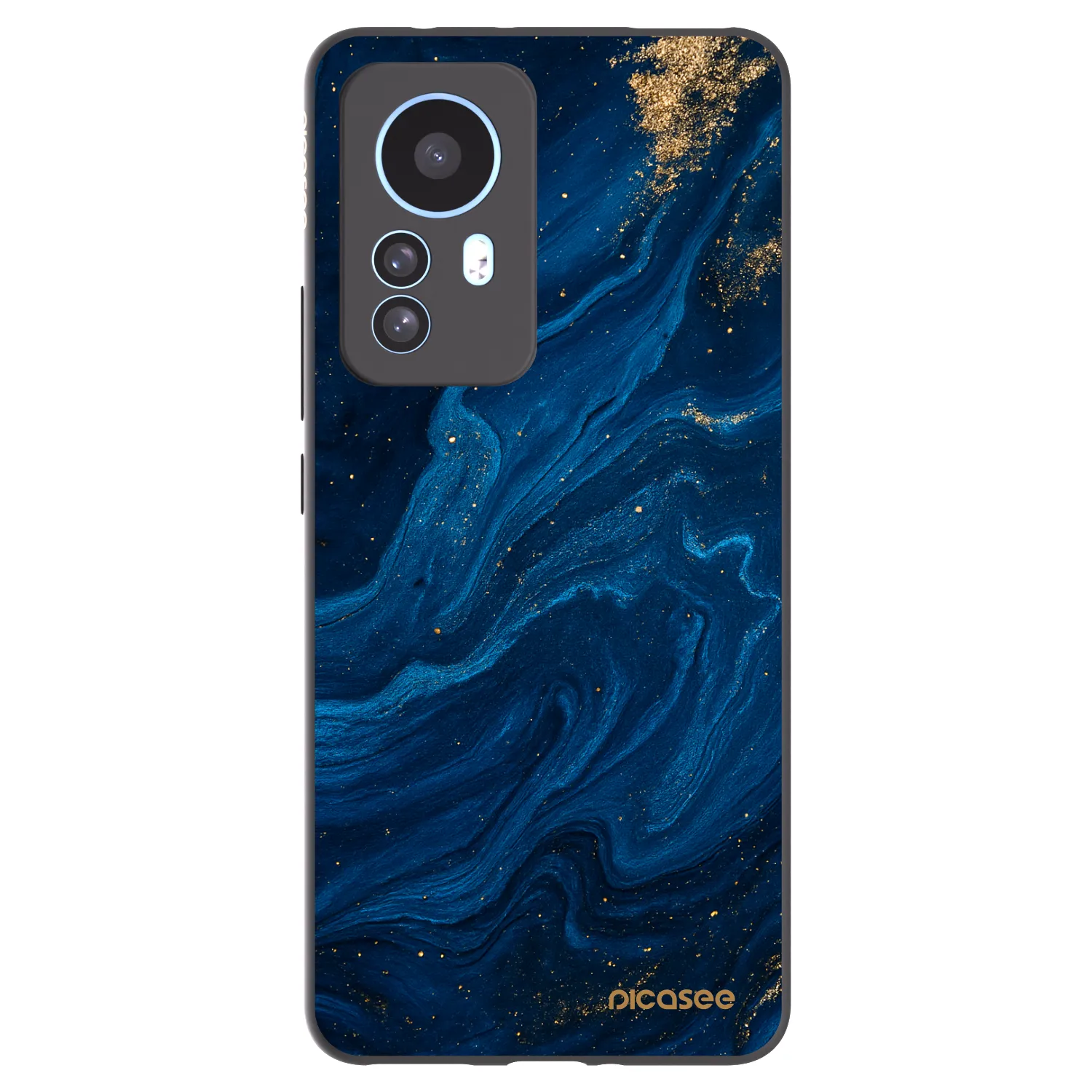 Picasee Xiaomi 12T Hülle - Schwarzes Silikon - Blue