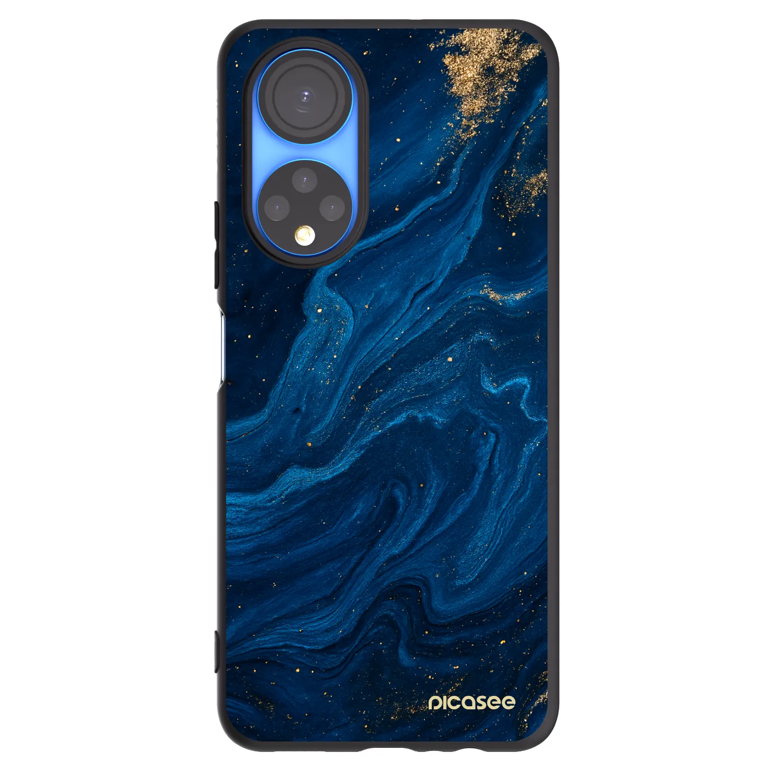 Picasee Honor X7 Hülle - Schwarzes Silikon - Blue