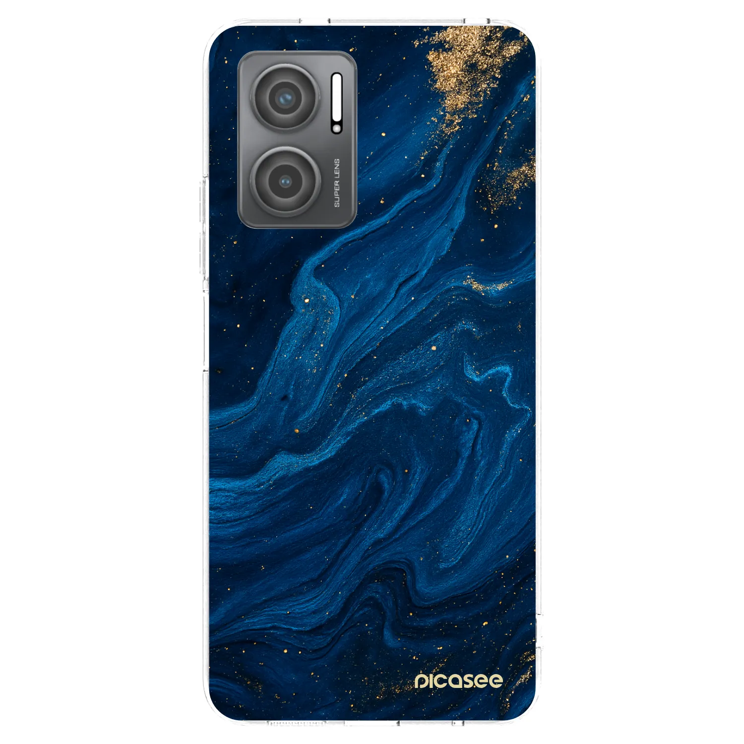 Picasee Xiaomi Redmi 10 5G Hülle - Transparentes Silikon - Blue