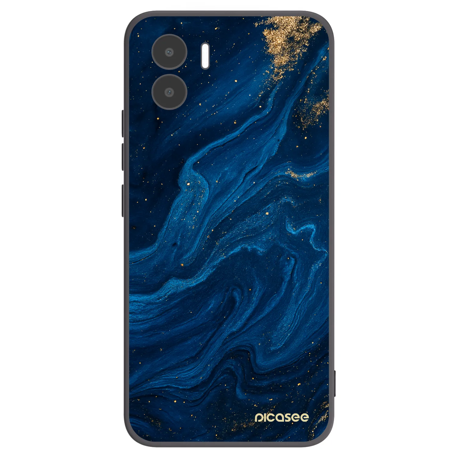 Picasee Xiaomi Redmi A1 Hülle - Schwarzes Silikon - Blue