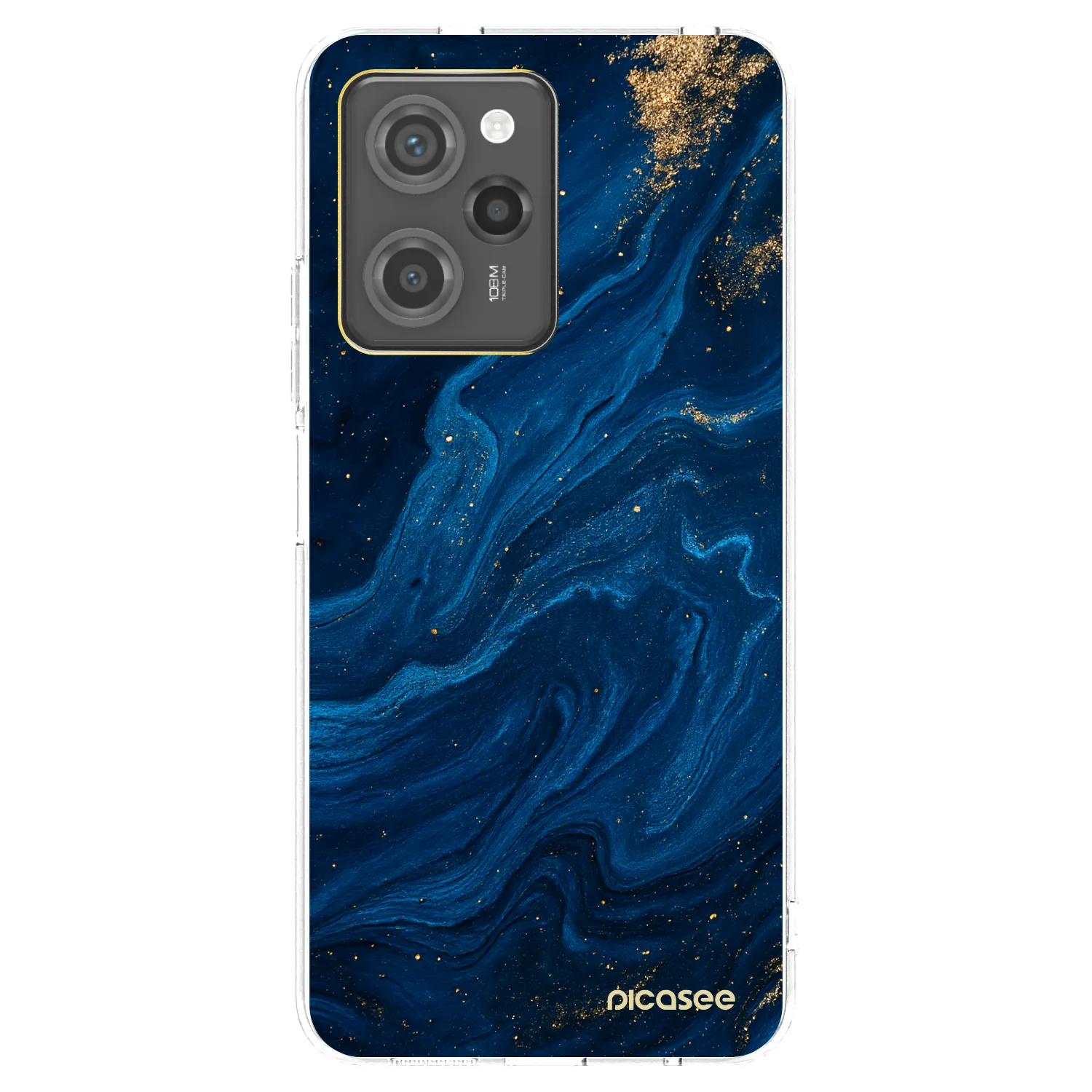 Picasee Xiaomi Poco X5 Pro Hülle - Transparentes Silikon - Blue