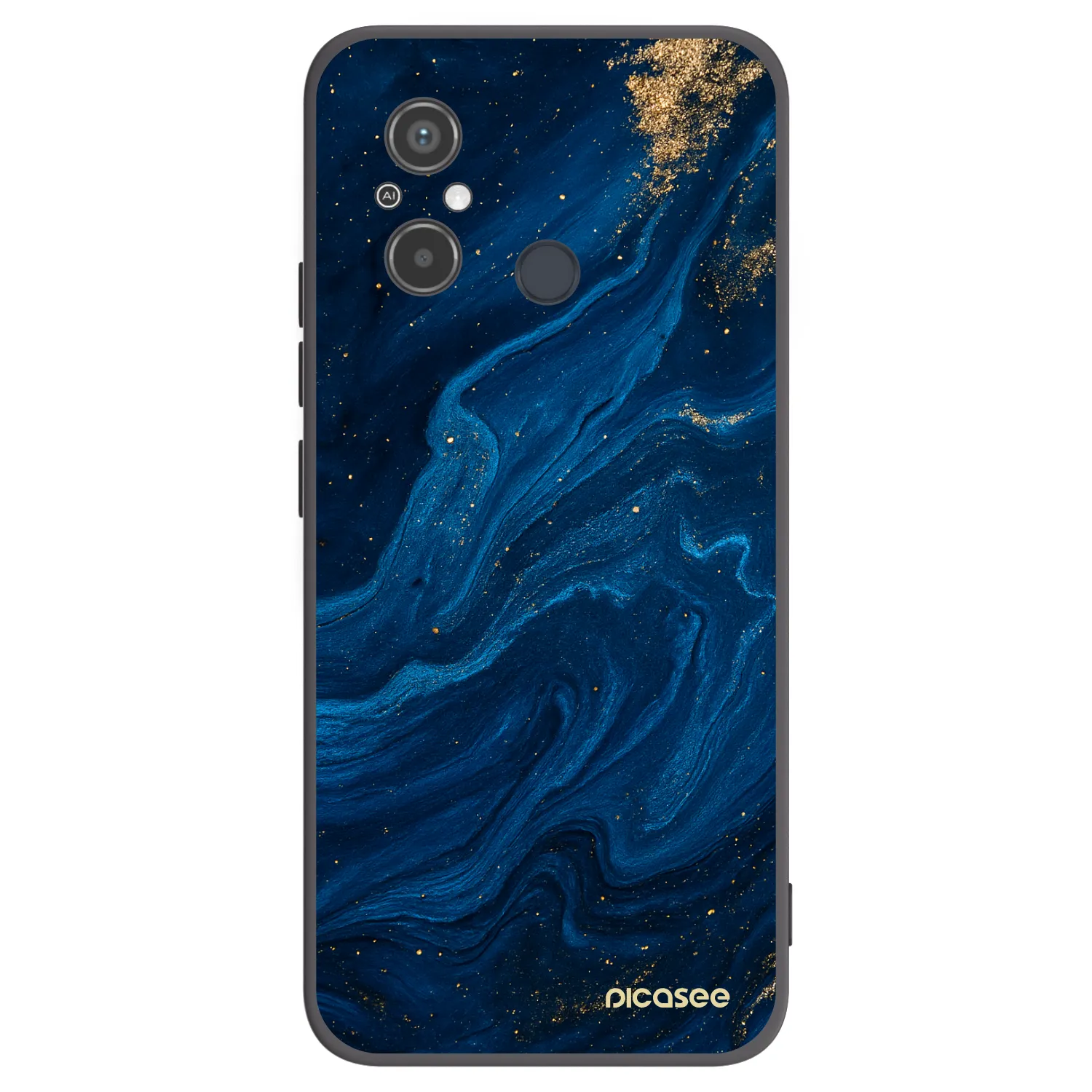 Picasee Xiaomi Redmi 12C Hülle - Schwarzes Silikon - Blue