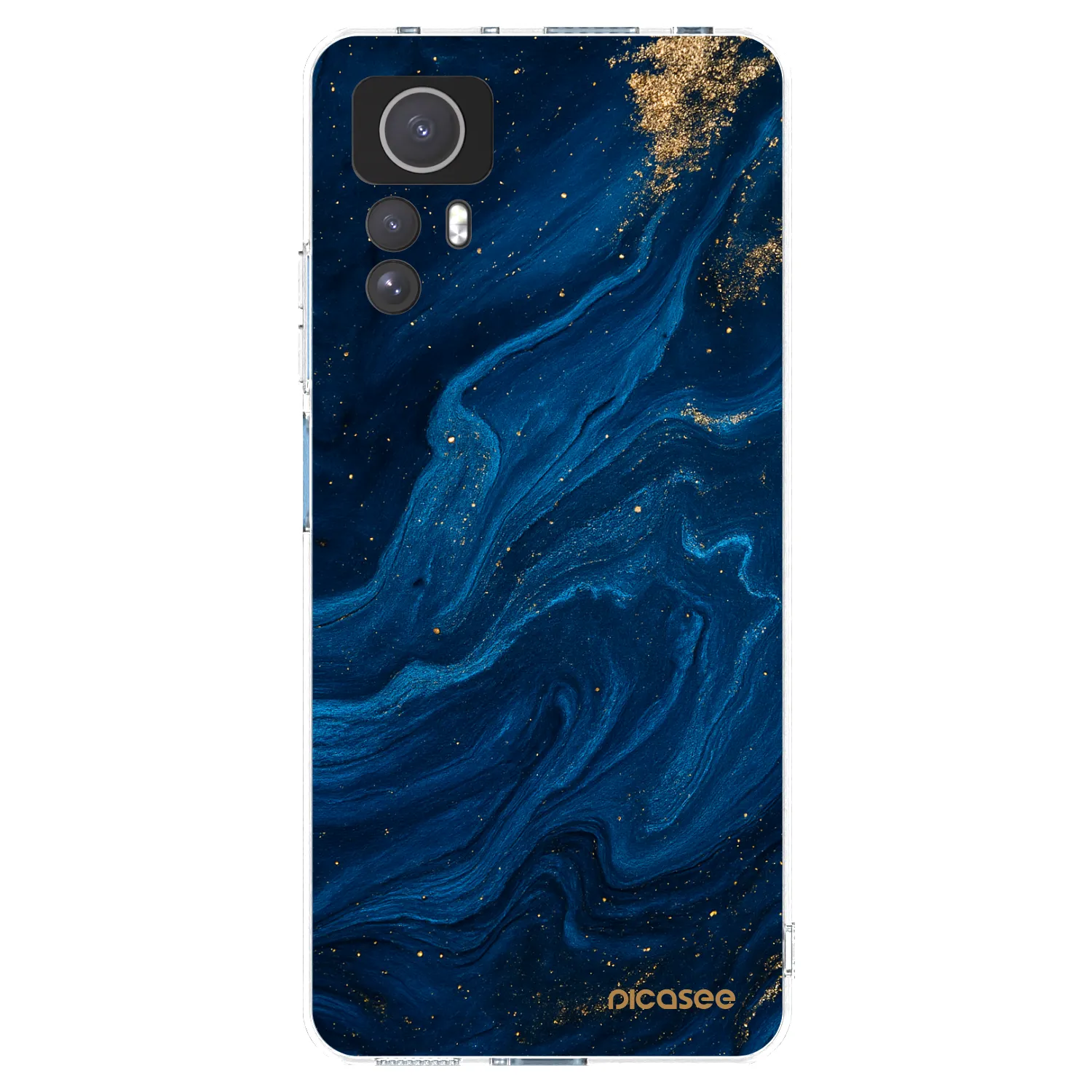 Picasee Xiaomi Redmi Note 12S Hülle - Transparentes Silikon - Blue