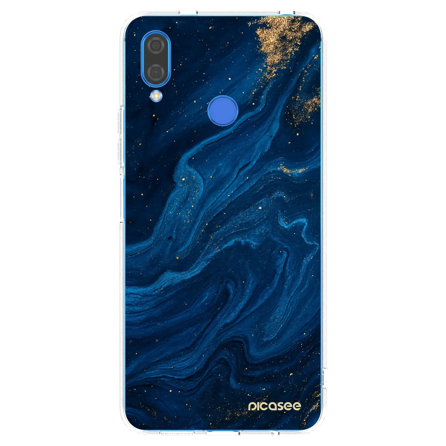 Picasee Huawei Nova 3 Hülle - Transparentes Silikon - Blue