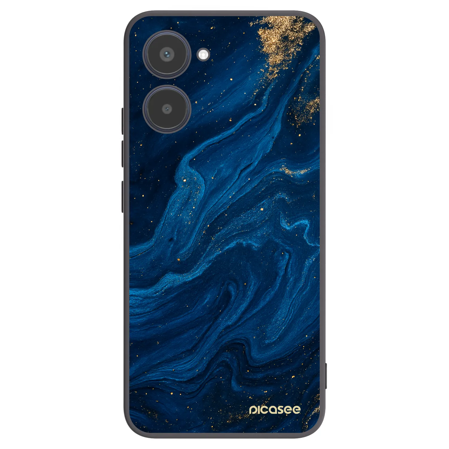 Picasee Realme 10 4G Hülle - Schwarzes Silikon - Blue