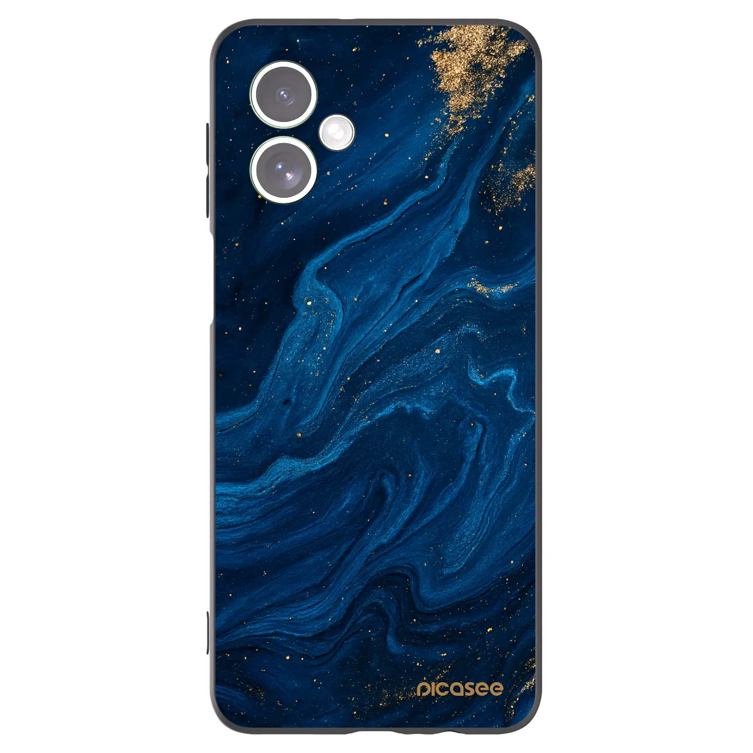 Picasee Motorola Moto G54 5G Hülle - Schwarzes Silikon - Blue